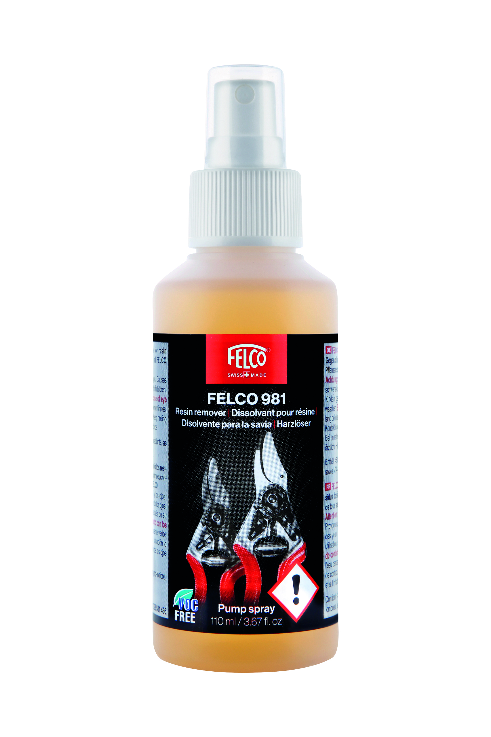 Harzlöser Produkt Spray VOC-frei Felco 981